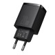 Baseus Compact Fast USB / USB Type C Charger 20W 3A Power Delivery Quick Charge 3.0 CCXJ-B01 Μαύρο