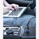 BASEUS DIGITAL DISPLAY QC + PPS DUAL QUICK CAR CHARGER 65W + 100W TYPE-C CABLE Μαύρο