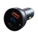 BASEUS DIGITAL DISPLAY QC + PPS DUAL QUICK CAR CHARGER 65W + 100W TYPE-C CABLE Μαύρο