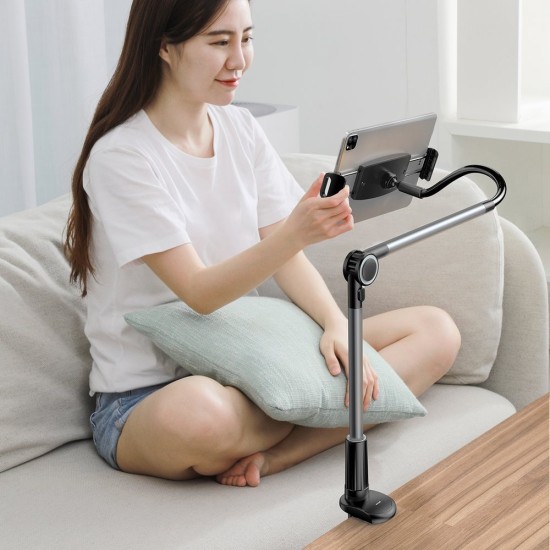 Baseus Otaku life rotary adjustment lazy holder Applicable for phone and tablet γκρι