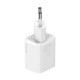 Baseus Φορτιστής με Θύρα USB-C και Καλώδιο Lightning 20W Power Delivery Λευκός (Super Si 1C)