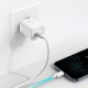 Baseus Φορτιστής με Θύρα USB-C και Καλώδιο Lightning 20W Power Delivery Λευκός (Super Si 1C)