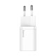 Baseus Φορτιστής με Θύρα USB-C και Καλώδιο Lightning 20W Power Delivery Λευκός (Super Si 1C)