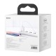 Baseus Φορτιστής με Θύρα USB-C και Καλώδιο Lightning 20W Power Delivery Λευκός (Super Si 1C)