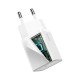 Baseus Φορτιστής με Θύρα USB-C και Καλώδιο Lightning 20W Power Delivery Λευκός (Super Si 1C)