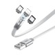 REMAX Flag Series magnetic USB cable + plug set kit Lightning / USB Type C / micro USB 2.1A 1m (RC-