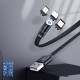 REMAX Flag Series magnetic USB cable + plug set kit Lightning / USB Type C / micro USB 2.1A 1m (RC-
