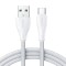 Joyroom S-UC027A11 Braided USB 2.0 Cable USB-C male - USB-A male Λευκό 0.25m
