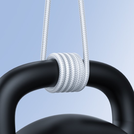 Joyroom S-UC027A11 Braided USB 2.0 Cable USB-C male - USB-A male Λευκό 0.25m