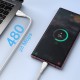 Joyroom S-UC027A11 Braided USB 2.0 Cable USB-C male - USB-A male Λευκό 0.25m