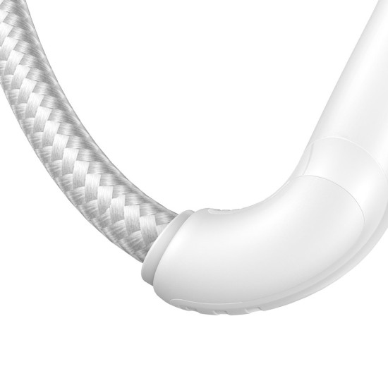 Joyroom S-UC027A11 Braided USB 2.0 Cable USB-C male - USB-A male Λευκό 0.25m