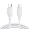 Joyroom USB Type C cable - Lightning 480Mbps 2m Λευκό S-CL020A9