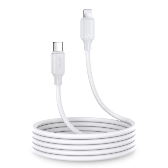 Joyroom USB Type C cable - Lightning 480Mbps 2m Λευκό S-CL020A9