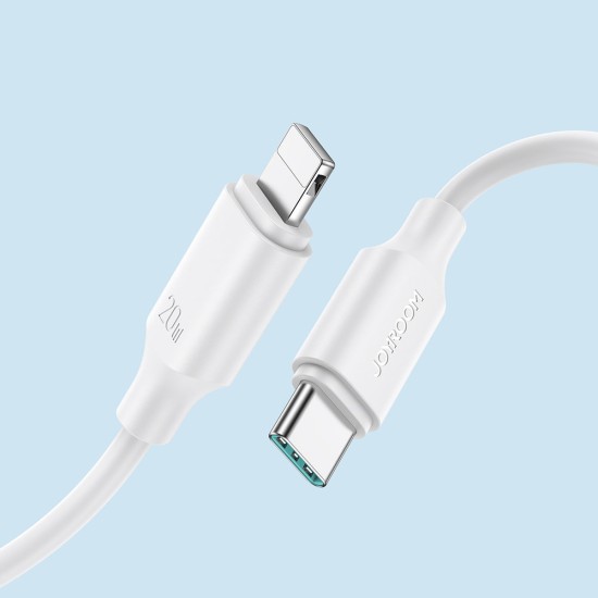 Joyroom USB Type C cable - Lightning 480Mbps 2m Λευκό S-CL020A9