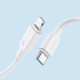 Joyroom USB Type C cable - Lightning 480Mbps 2m Λευκό S-CL020A9