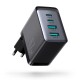 Joyroom charger GaN 67W 4 ports (2x USB, 2x USB C) black (TCG02) + cable USB C - USB C 100W Joyroom charger GaN 67W 4 ports (2x USB, 2x USB C) black (TCG02) + cable USB C - USB C 100W