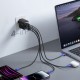 Joyroom charger GaN 67W 4 ports (2x USB, 2x USB C) black (TCG02) + cable USB C - USB C 100W Joyroom charger GaN 67W 4 ports (2x USB, 2x USB C) black (TCG02) + cable USB C - USB C 100W