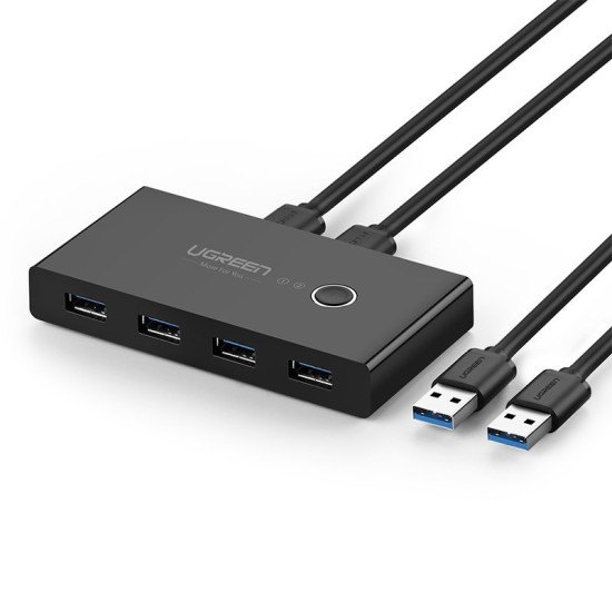 Ugreen 4x USB 3.2 Gen 1 HUB sharing switch box (US216 30768) Μαύρο Ugreen 4x USB 3.2 Gen 1 HUB sharing switch box (US216 30768) Μαύρο