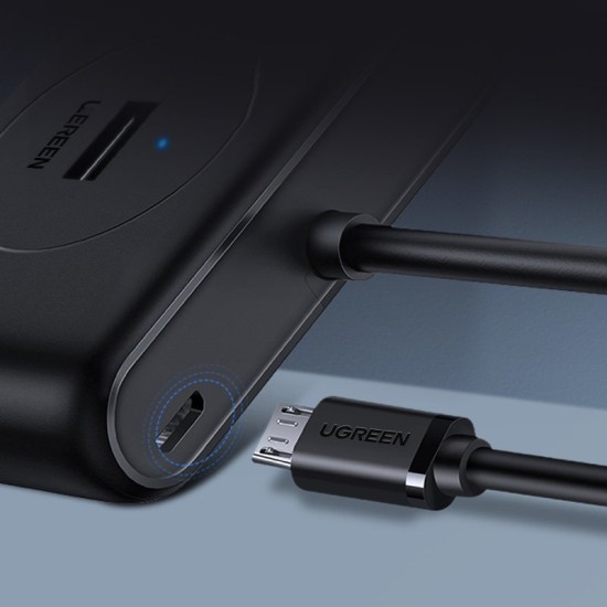 Ugreen USB 3.0 HUB 4x USB with USB Type C port 1m black (CR113 40850) Μαύρο Ugreen USB 3.0 HUB 4x USB with USB Type C port 1m black (CR113 40850) Μαύρο