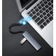 Ugreen USB HUB splitter - 4x USB 3.2 Gen 1 with micro USB power port gray (CM219 50985)