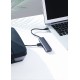 Ugreen USB HUB splitter - 4x USB 3.2 Gen 1 with micro USB power port gray (CM219 50985)