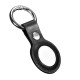 Θήκη iCarer Leather Nappa από γνήσιο δέρμα για AirTag μαύρο (WMAT01-BK)