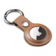 Θήκη iCarer Leather Nappa από γνήσιο δέρμα για καφέ AirTag (WMAT01-BN)