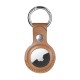 Θήκη iCarer Leather Nappa από γνήσιο δέρμα για καφέ AirTag (WMAT01-BN)