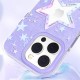 Kingxbar Heart Star Series case for iPhone 14 Pro Max purple star case
