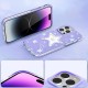 Kingxbar Heart Star Series case for iPhone 14 Pro Max purple star case