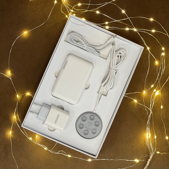 Dudao gift kit A12S wireless charger, PD 18W A8 charger, 18W L6X Lightning cable, 10000mAh K12S pow