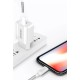 Dudao EU wall charger 2x USB 5V / 2.4A (A2EU white) λευκό