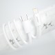 Dudao fast EU USB Type C Power Delivery 18W charger + cable USB Type C / Lightning cable 1m (A8EU +