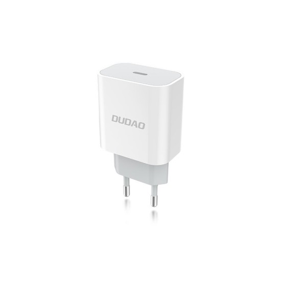 Dudao fast EU USB Type C Power Delivery 18W charger + cable USB Type C / Lightning cable 1m (A8EU +