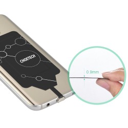 Choetech Αντάπτορας για Ασύρματη Φόρτιση Qi Micro USB (top) induction insert (WP-MICRO-101BK) Μαύρο