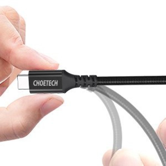 Choetech cable quick charge USB Type C - USB Type C 3.2 Gen 2 100W Power Delivery 2m μαύρο