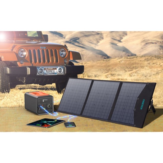Choetech Solar 1 X Type Αναδιπλούμενος Ηλιακός Φορτιστής Φορητών Συσκευών 120W σύνδεση USB SC008