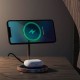 Choetech 2in1 Magnetic Holder Qi Wireless Charger for Magsafe 15W Gray + 20W AC Charger