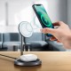 Choetech 2in1 Magnetic Holder Qi Wireless Charger for Magsafe 15W Gray + 20W AC Charger