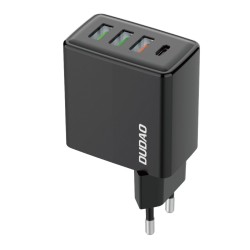Dudao fast charger 3x USB / 1x USB Type C 20W, PD, QC 3.0 Μαύρο A5H