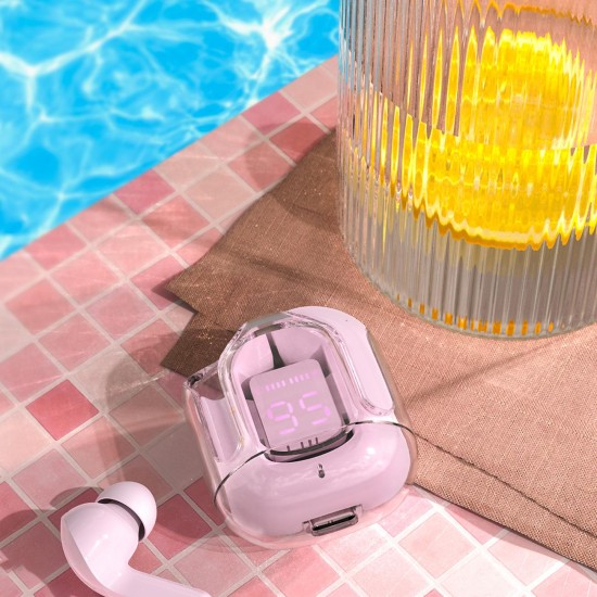 Acefast in -ear wireless headphones TWS Bluetooth pink T6