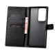 Samsung Galaxy S23 Ultra iCarer Haitang Leather Wallet Case in black