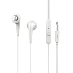 UiiSii Earphones U6, Hi-Res Audio, mic, 102db, 1.2m, λευκά