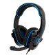 Sades Gaming Headset GPower με 40mm πανίσχυρα ακουστικά, Μπλέ