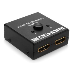 Powertech HDMI Bi-Directional switch 2 σε 1, 4K x 2K & 3D, Μαύρο