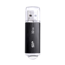 Silicon Power USB Flash Drive Ultima U02, 32GB, USB 2.0, Μαύρο
