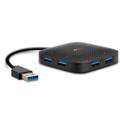 TP-Link USB hub UH400 USB 3.0, 4x USB 3.0, Ver. 3.0, Μαύρο TP-Link USB hub UH400 USB 3.0, 4x USB 3.0, Ver. 3.0, Μαύρο