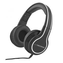 Esperanza Headphones Μπλεs EH136K, 3.5mm, 105dB, 5m, Μαύρα Esperanza Headphones Μπλεs EH136K, 3.5mm, 105dB, 5m, Μαύρα