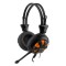 A4Tech Headset HS-28, 3.5mm, 40mm ακουστικά, πορτοκαλί