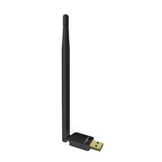 Powertech Wireless USB Adapter, 150Mbps, 2.4GHz, 5dBi, MT7601